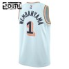 Dres San Antonio Spurs Victor Wembanyama Nike 2024-25 City Edition Plava Swingman - Dječji